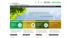 Desktop Screenshot of barnesassociates.co.uk